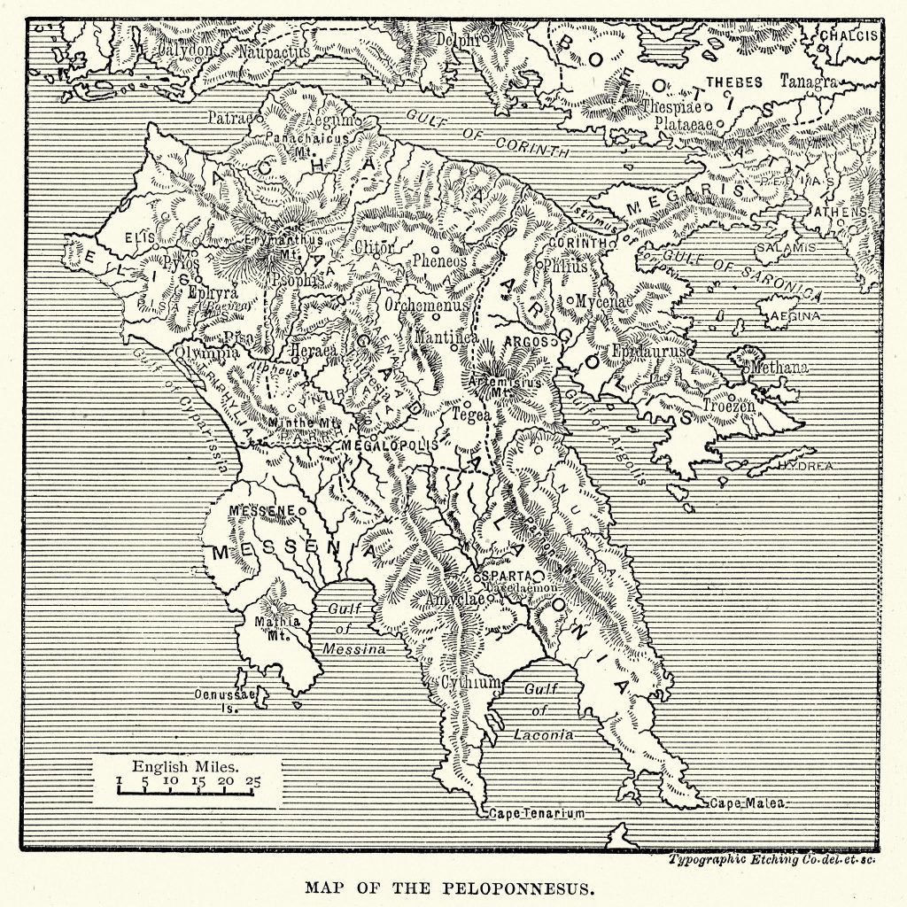 El Misterio Del Templo De Samikon: ¿Fue Un Antiguo Archivo Griego? 2 Location of Samikon in Ancient Greece