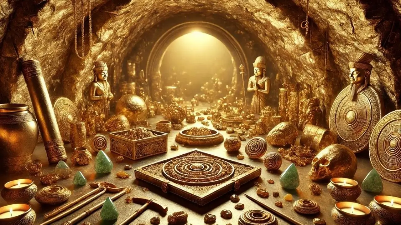 El Extraño Protector de Oro En El Primer Cementerio de Joyas Humanas